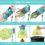 NuVora Easy Scoop Poop Scooper – With Built-In Bag Dispenser