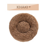 NuVora Fluffy Donut Bed – Plush Round Bed for Dogs & Cats