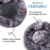 NuVora Fluffy Donut Bed – Plush Round Bed for Dogs & Cats