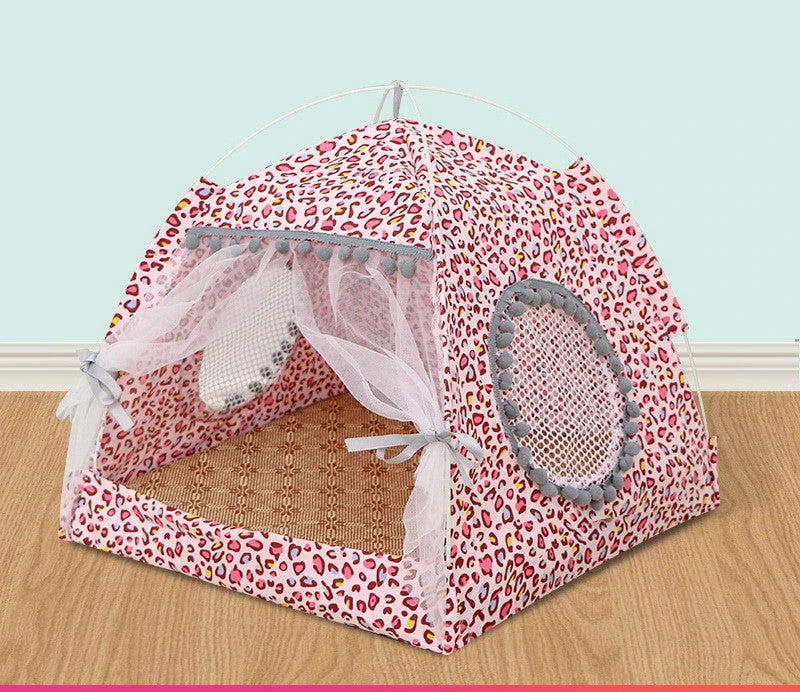 NuVora Cozy Tent Bed – Hideaway Bed for Small Dogs & Cats
