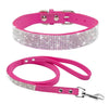 NuVora Sparkle Collar & Leash Set – Rhinestone Collar for Small Dogs