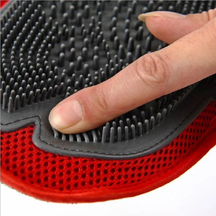 NuVora Grooming Glove – Massage & Deshedding Mitt for Dogs & Cats