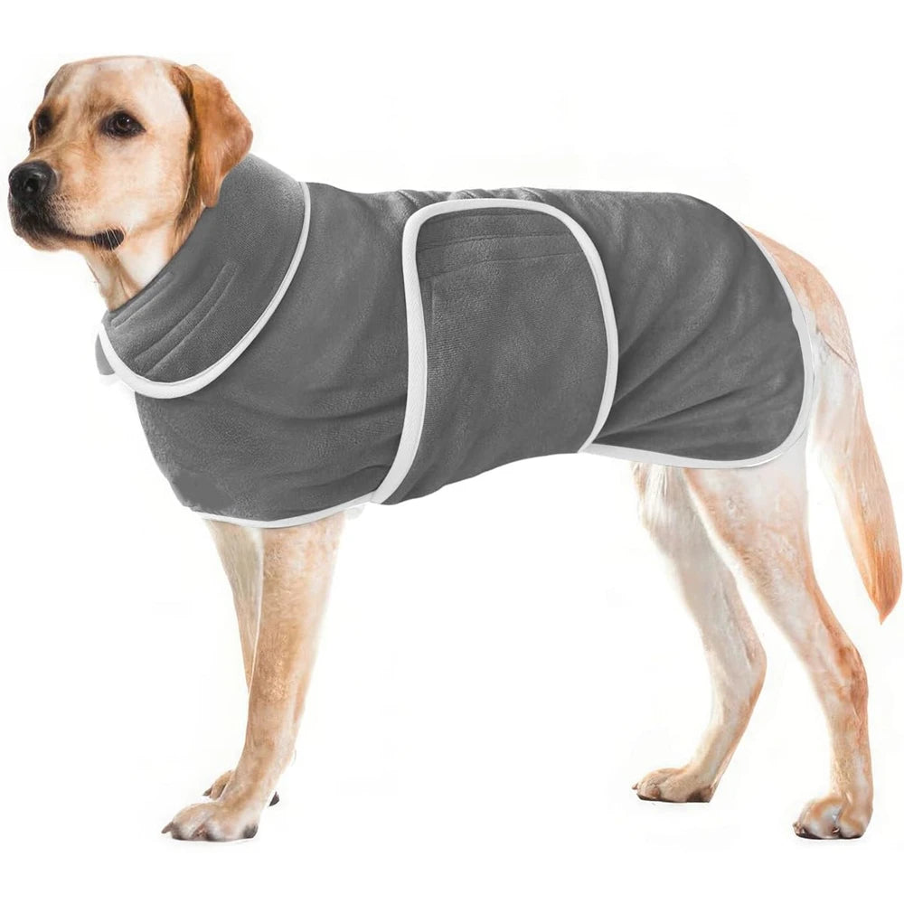 NuVora Cozy Dog Bathrobe – Quick-Dry Absorbent Robe for Dogs