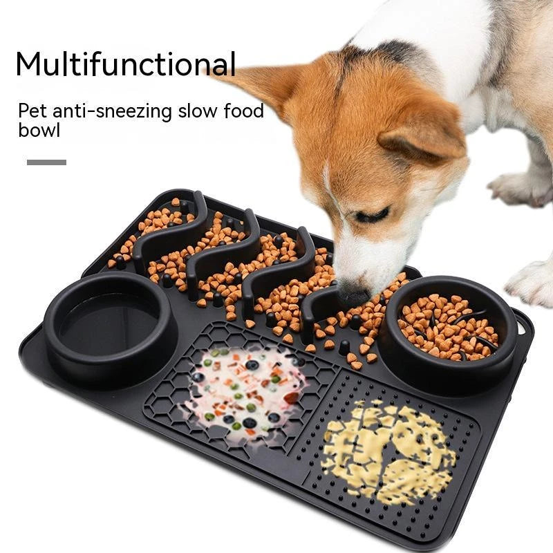NuVora 3-in-1 Lick Mat – Slow Feeder & Lick Pad for Dogs