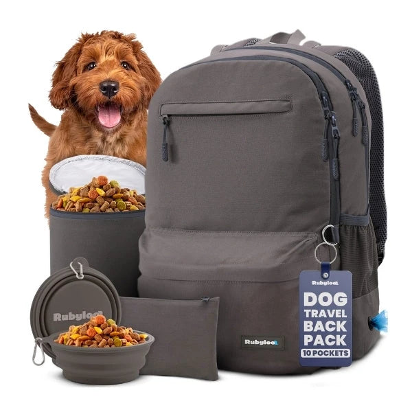 The Original Doggy Bag® by Rubyloo – Dog Travel Backpack & Supply Set