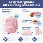 The Original Doggy Bag® by Rubyloo – Dog Travel Backpack & Supply Set