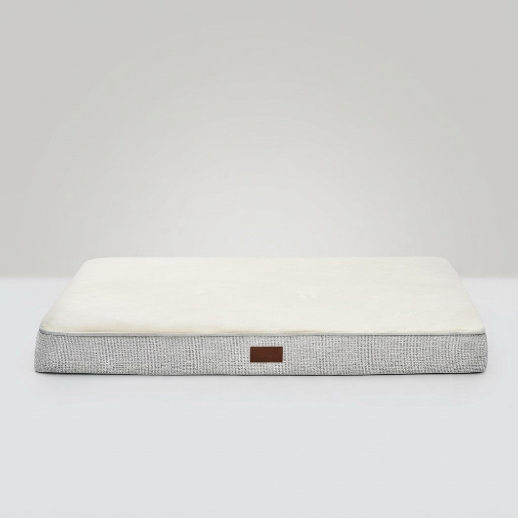 NuVora orthopedic dog bed with soft faux fur and non-slip base