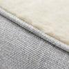 NuVora orthopedic dog bed with soft faux fur and non-slip base