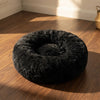 NuVora Fluffy Donut Bed – Plush Round Bed for Dogs & Cats