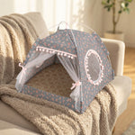 NuVora Cozy Tent Bed – Hideaway Bed for Small Dogs & Cats