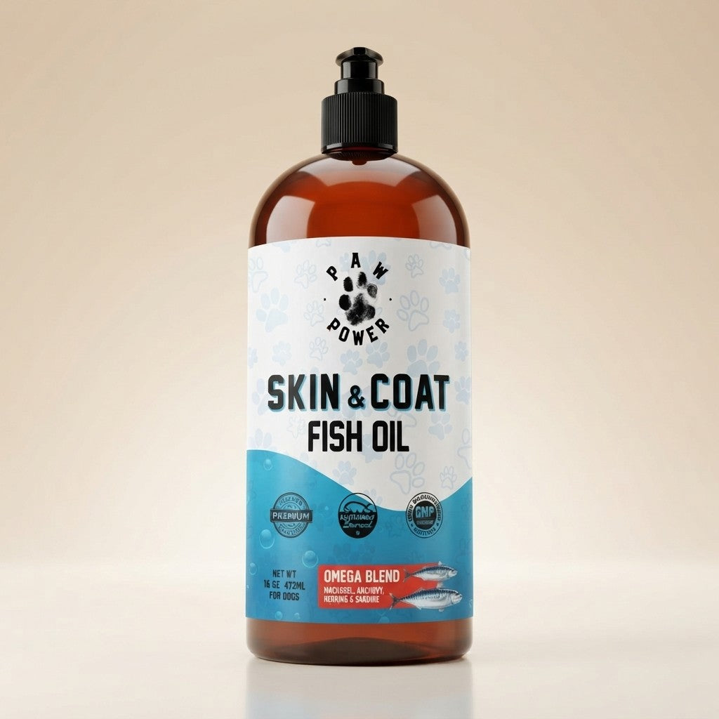Dawg Health Skin & Coat Fish Oil by Paw Power – Omega-3 for Dogs