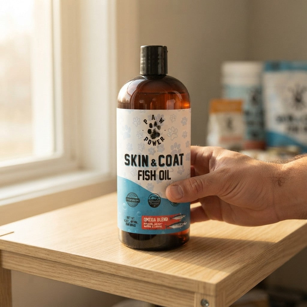 Dawg Health Skin & Coat Fish Oil by Paw Power – Omega-3 for Dogs