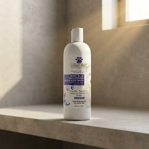 Berry Blue Brightening Shampoo & Conditioner Set by Lillian Ruff – For Dogs